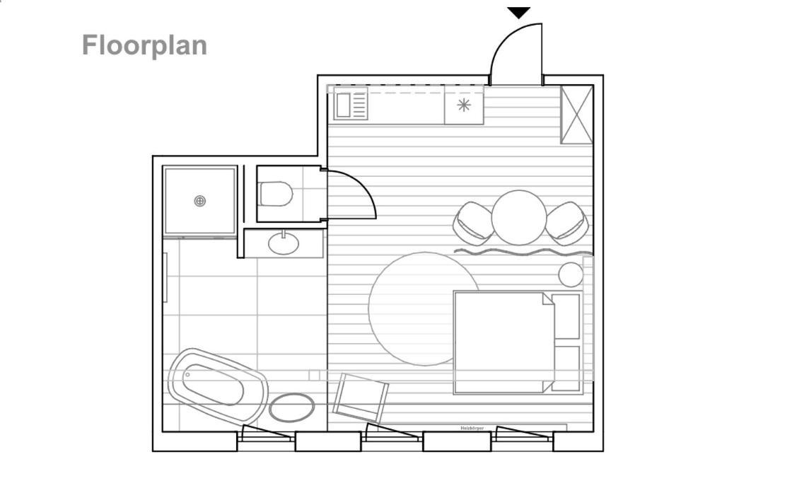 Zentrale 1-Zimmer-Ferienwohnung Mit Digitalem Check In 호프 외부 사진